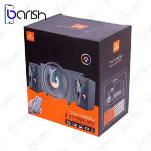 اسپیکر سه تکه رومیزی بلوتوثی کیسونلی مدل TM-1000U ( رم و فلش خور )