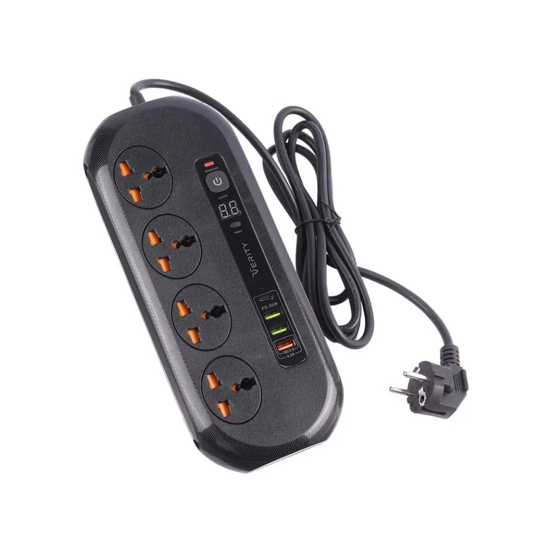 محافظ برق تایمردار و شارژر وریتی مدل V-PS3115