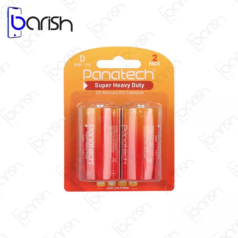 باتری بزرگ پاناتک مدل R20P بسته 2 عددی