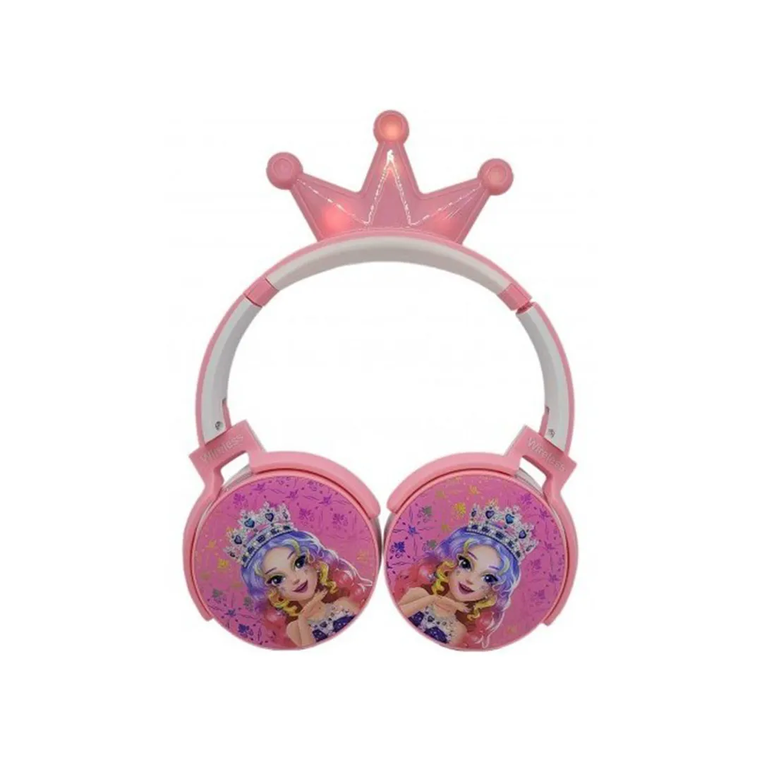 هدفون بلوتوثی RGB فانتزی طرح باربی مدل ME-23