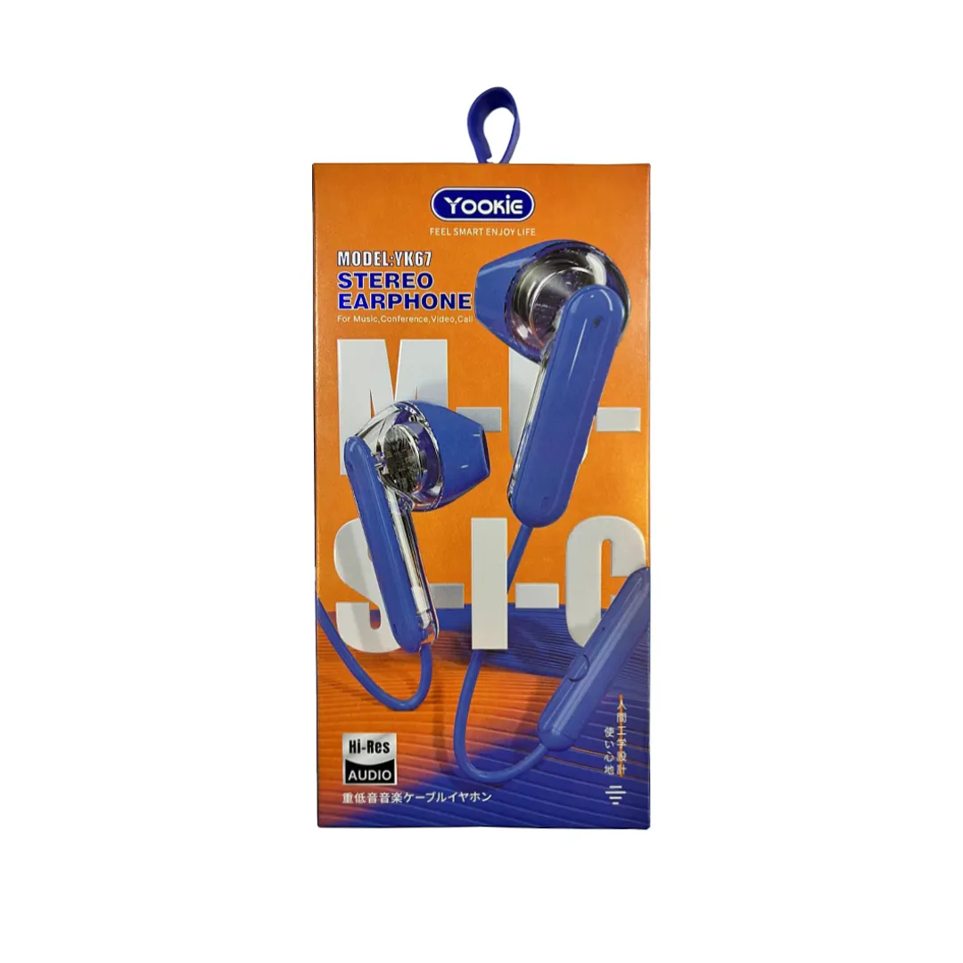 هندزفری سیمی یوکی مدل YK67