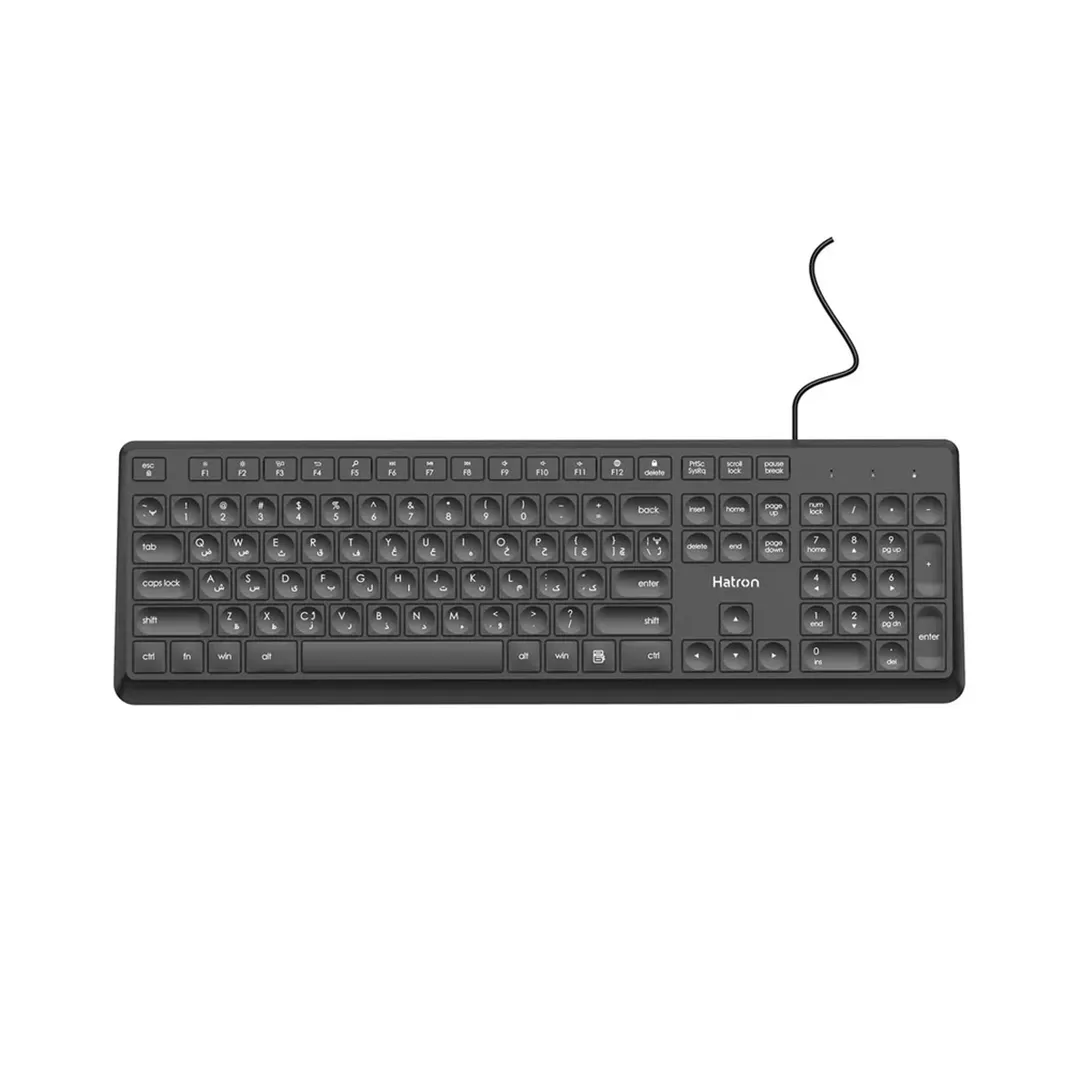 کیبورد سیمی هترون مدل HK190