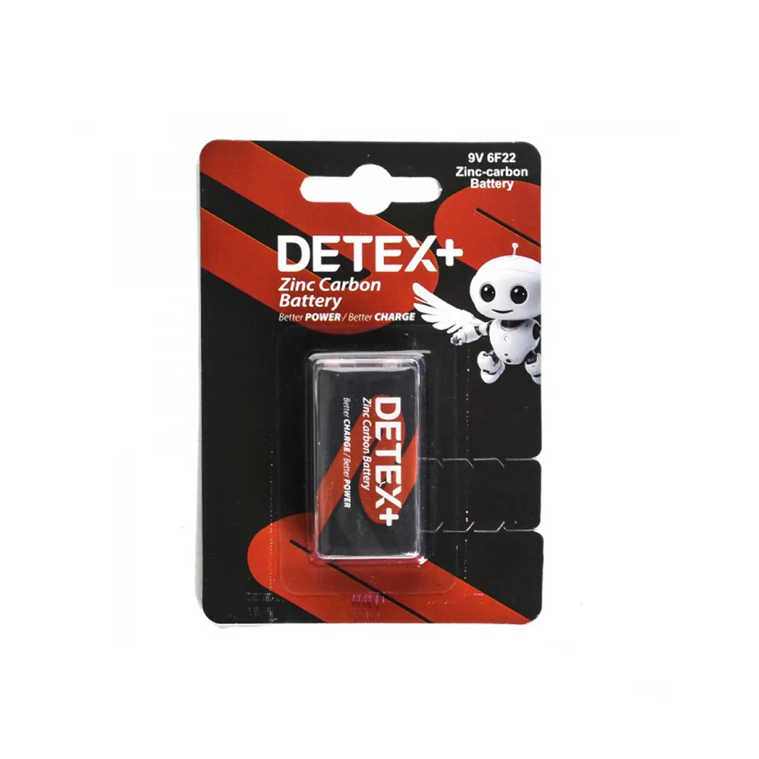 باتری کتابی دتکس پلاس مدل 6F22