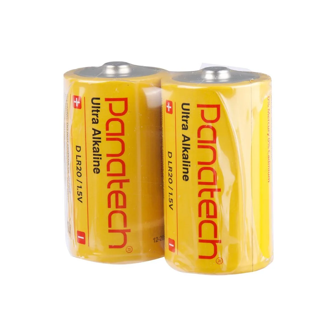 باتری بزرگ پاناتک مدل LR20P بسته 2 عددی شرینک