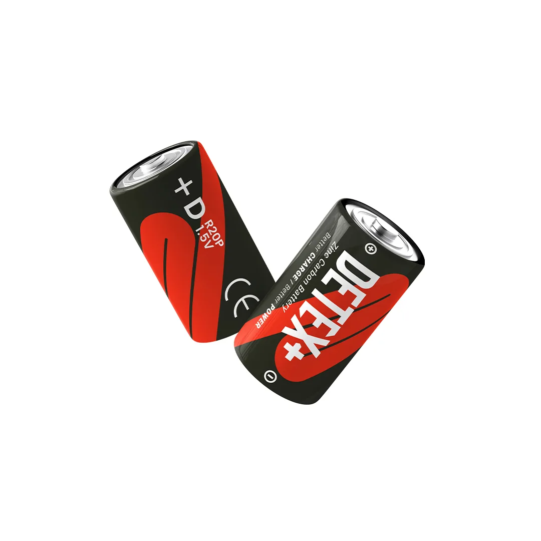 باتری بزرگ دتکس پلاس مدل R20P بسته 2 عددی