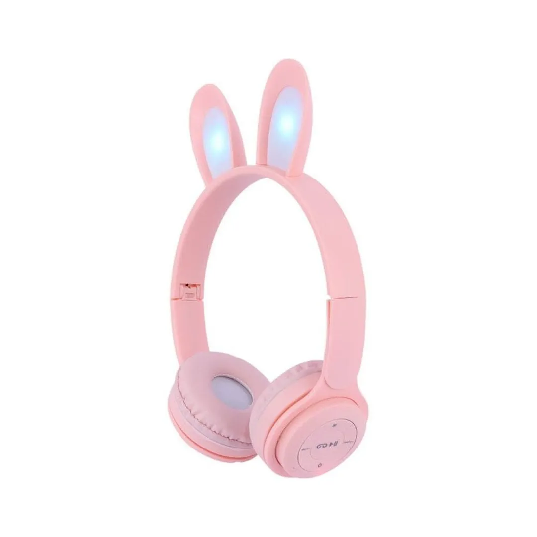 هدفون بلوتوثی RGB فانتزی طرح خرگوشی فرست مدل F11