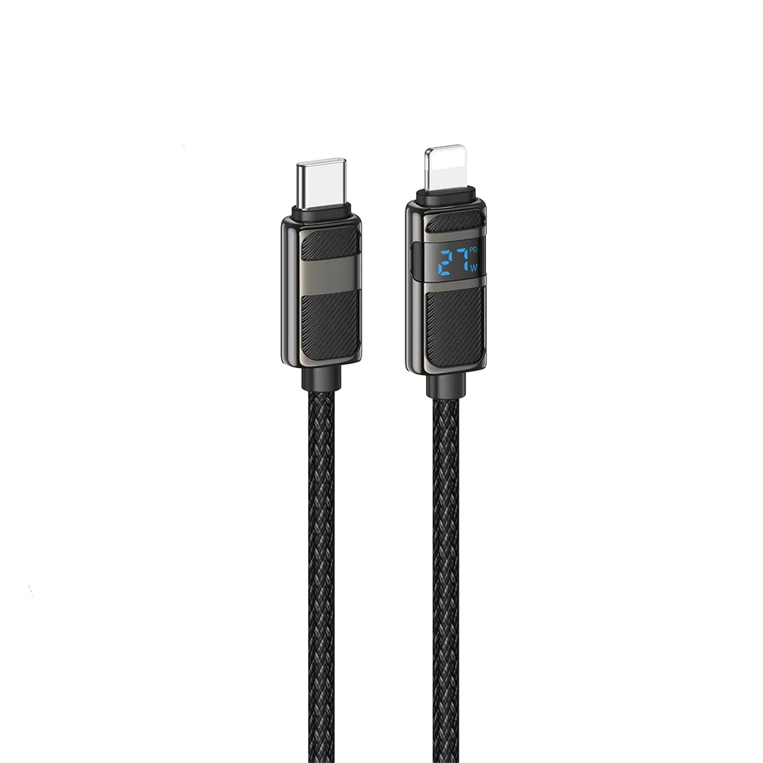 کابل دیتا و شارژ تایپ سی به لایتنینگ هوکو مدل U137